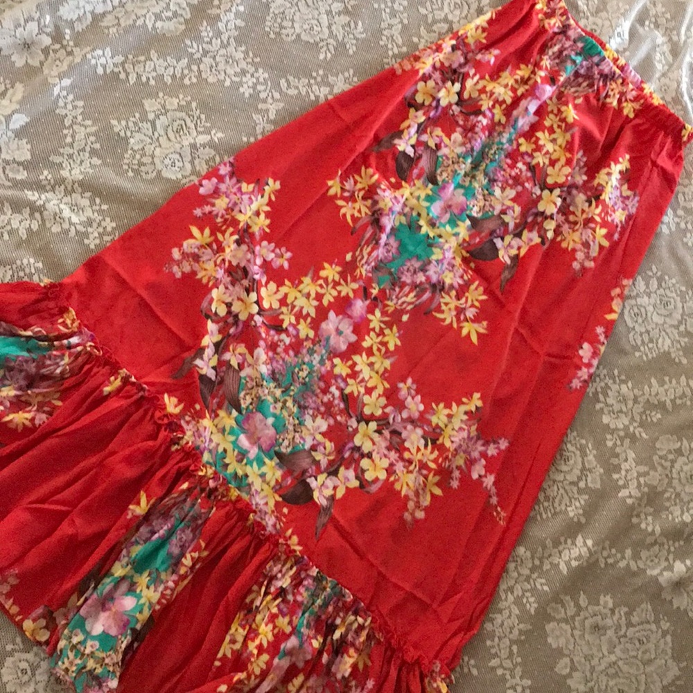 New Floral BOHO Maxi Skirt - Picture 5 of 5